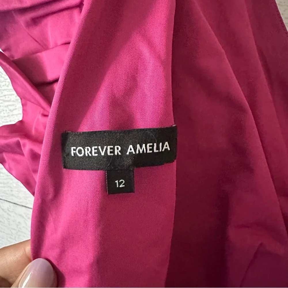 Forever Amelia AMARI JUMPSUIT FUSCHIA Size 12
